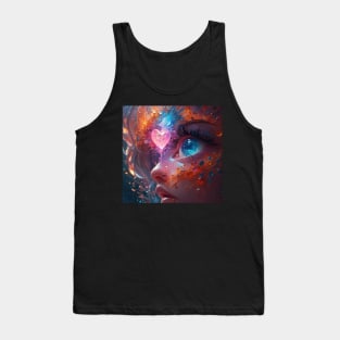 Ethereal Galaxy Angel Magic Girl Tank Top